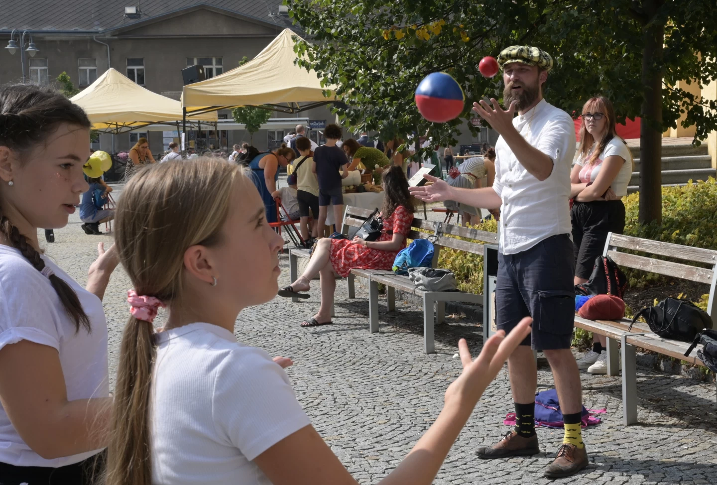 Dílna žonglování a vyrábění žonglovacích míčků